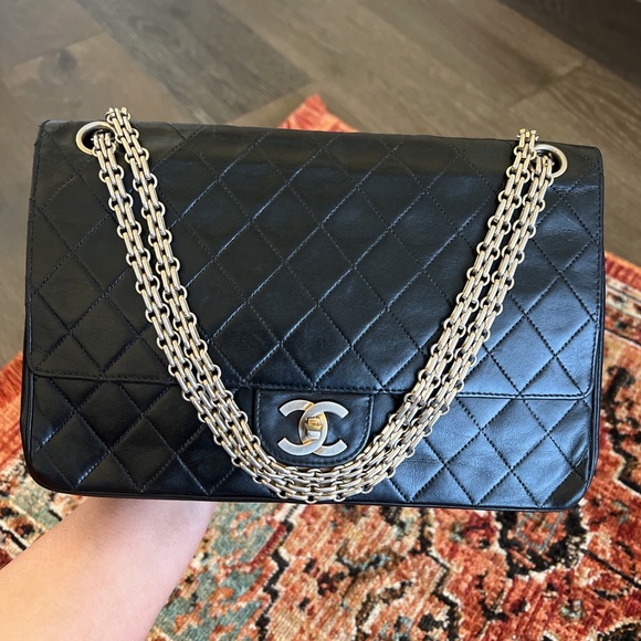 SOLD**Chanel Vintage Bijoux Chain Medium Double Flap Bag - Picture 7 of 15